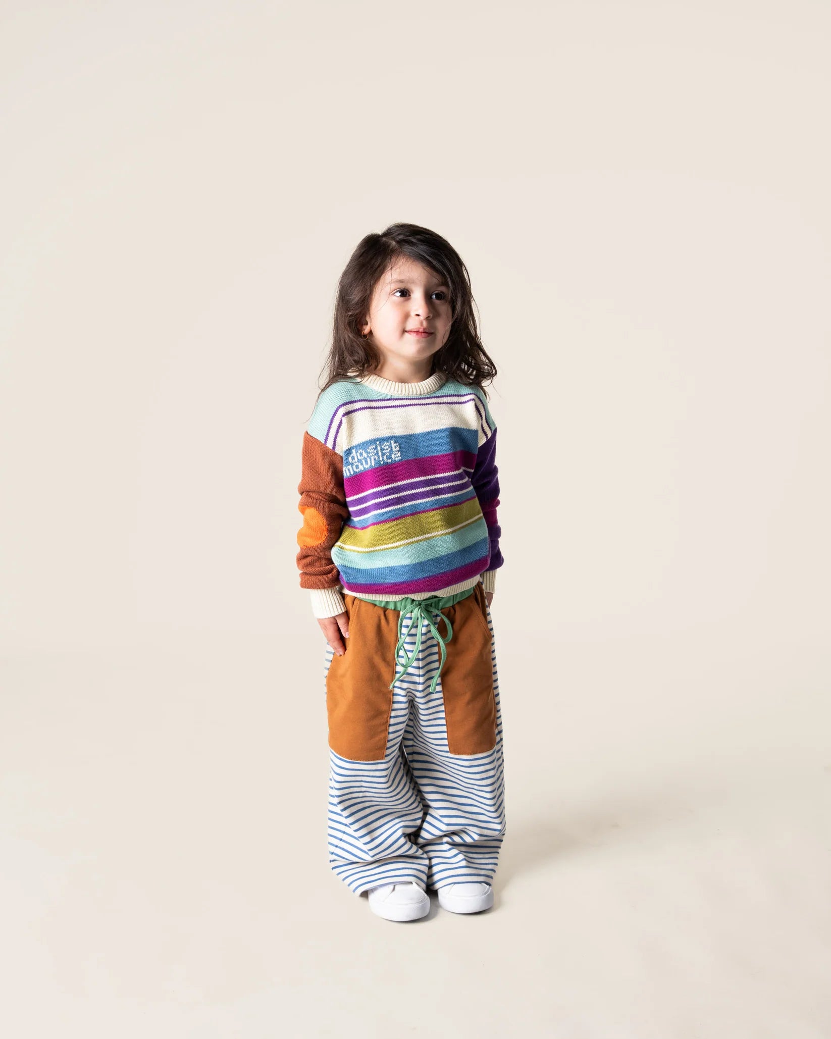 Das Ist Maurice - Wide Leg Pants - Stripes