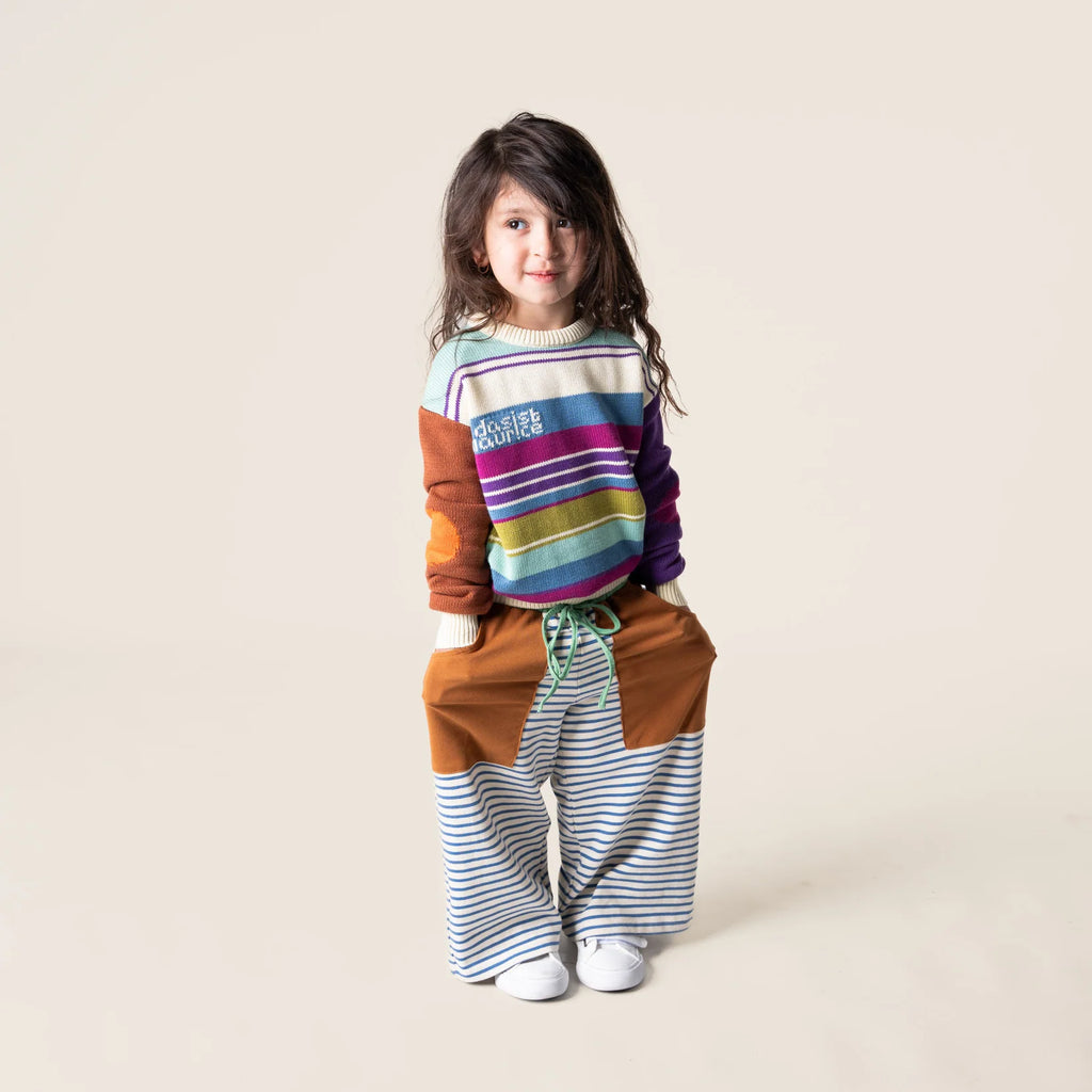 Das Ist Maurice - Wide Leg Pants - Stripes