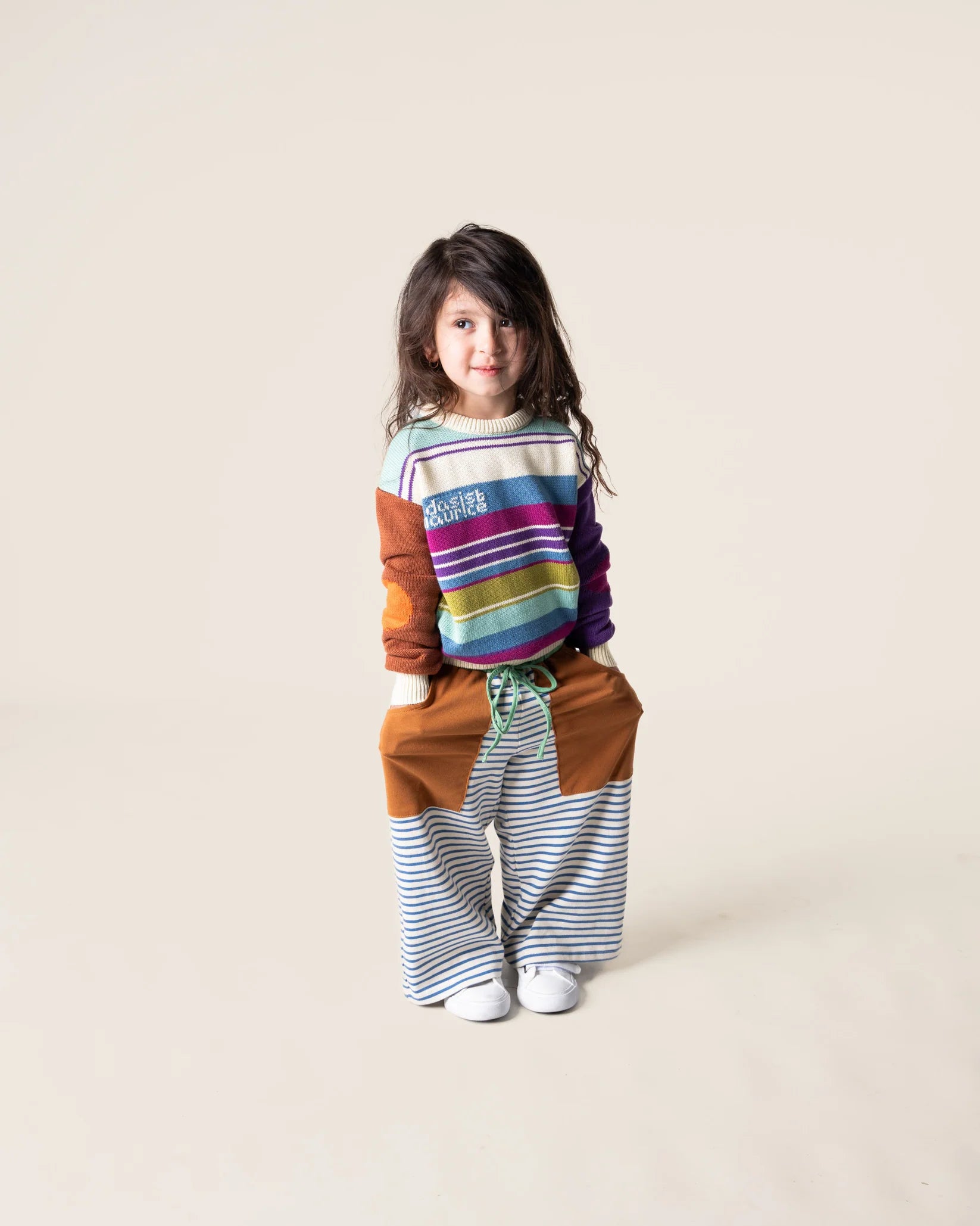 Das Ist Maurice - Wide Leg Pants - Stripes