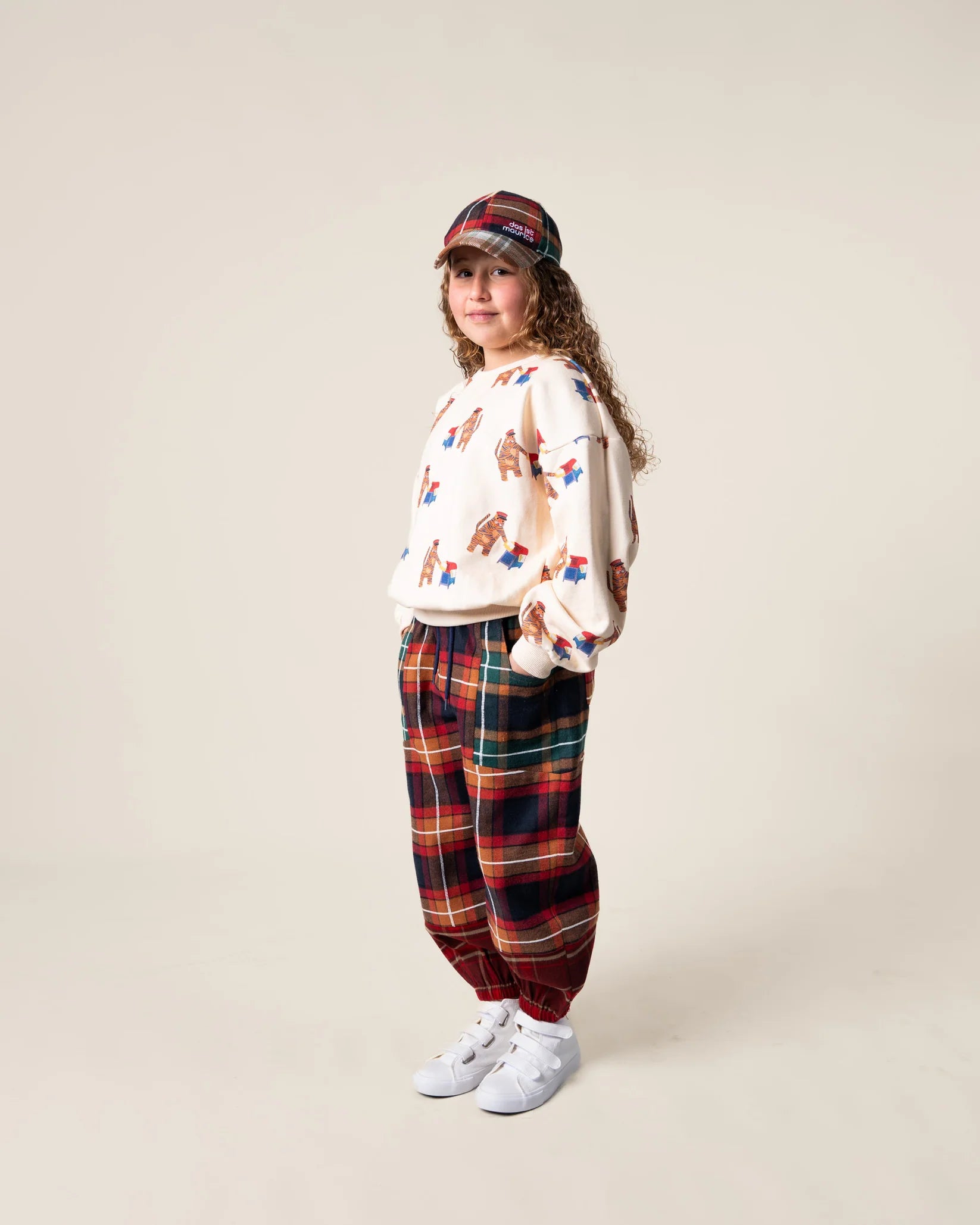 Das Ist Maurice - Patched Barrel Pants - Tartan