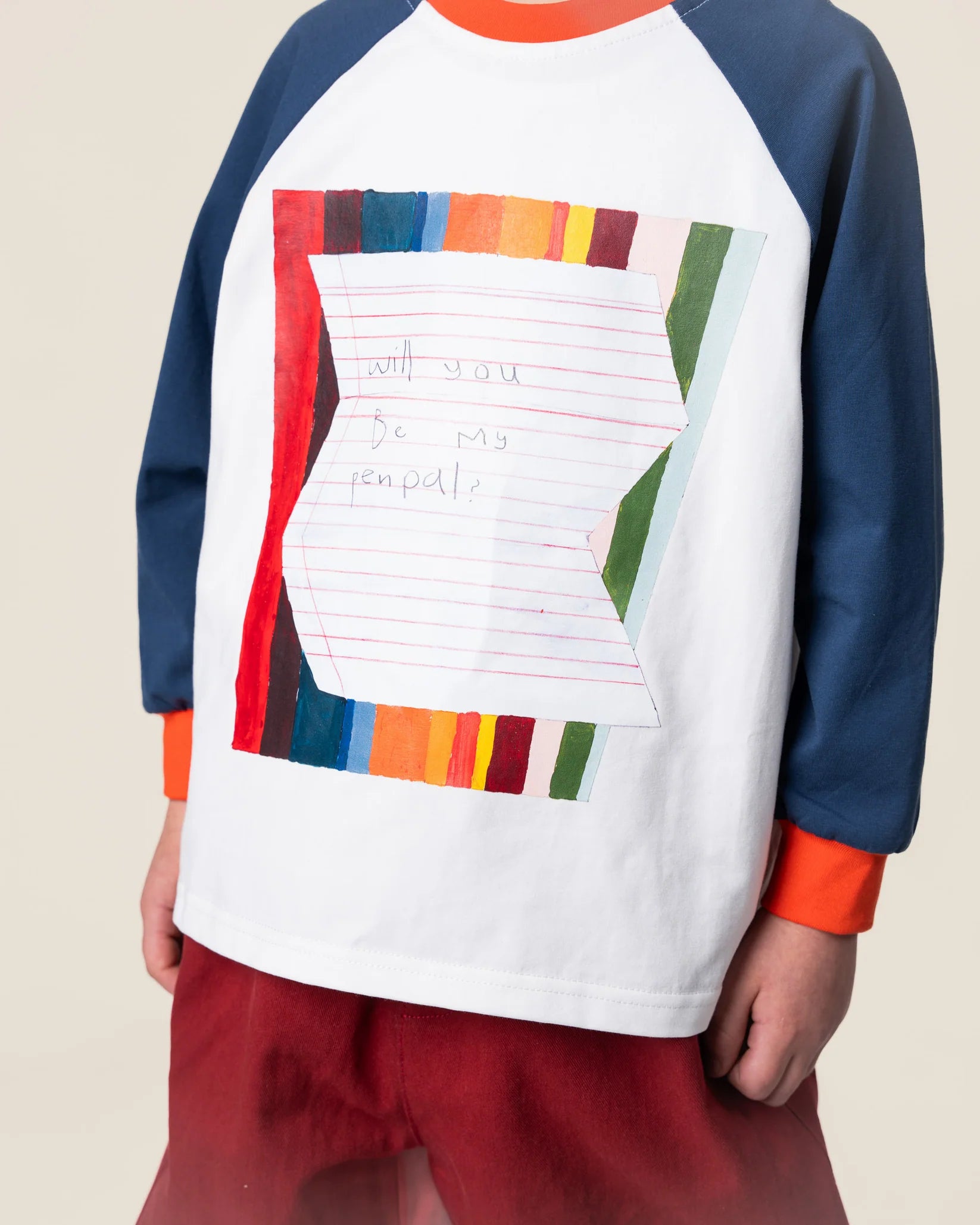 Das Ist Maurice - Raglan Long Sleeve T-Shirt - Penpal