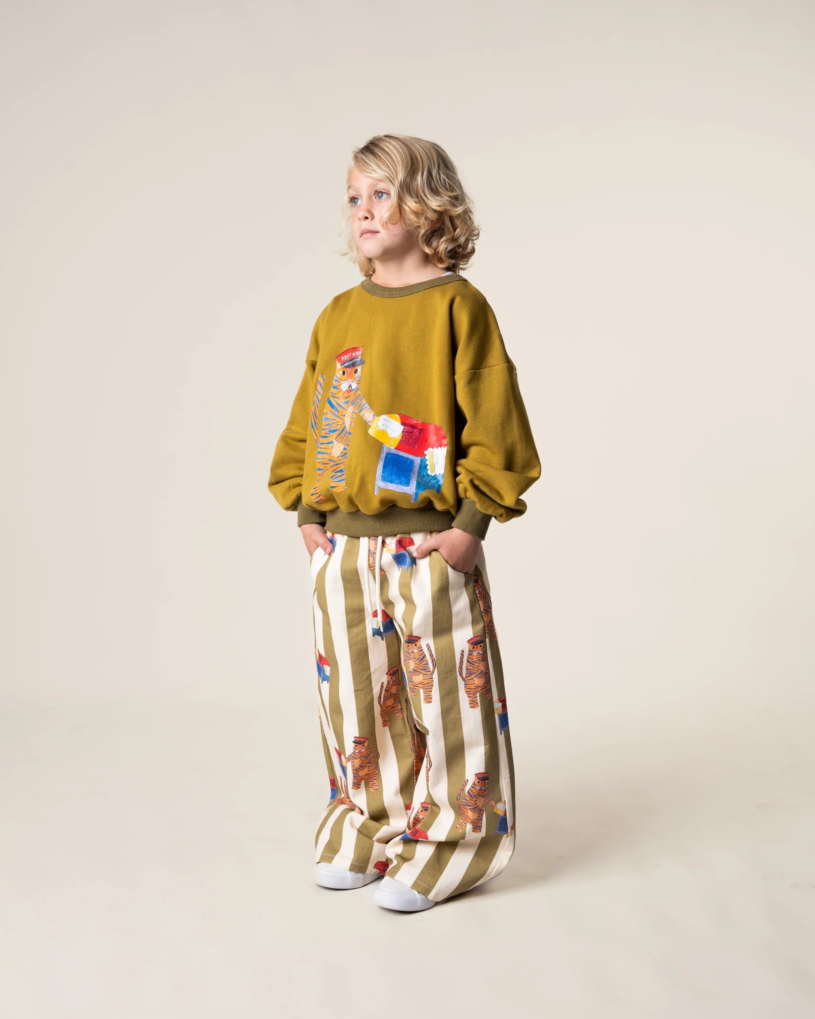 Das Ist Maurice - French Terry Pullover - Tiger the Postie