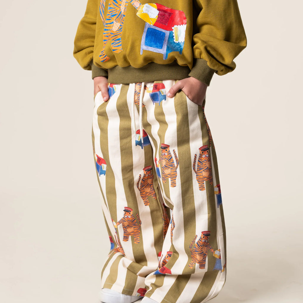 Das Ist Maurice - Wide Leg Pants - Tiger the Postie