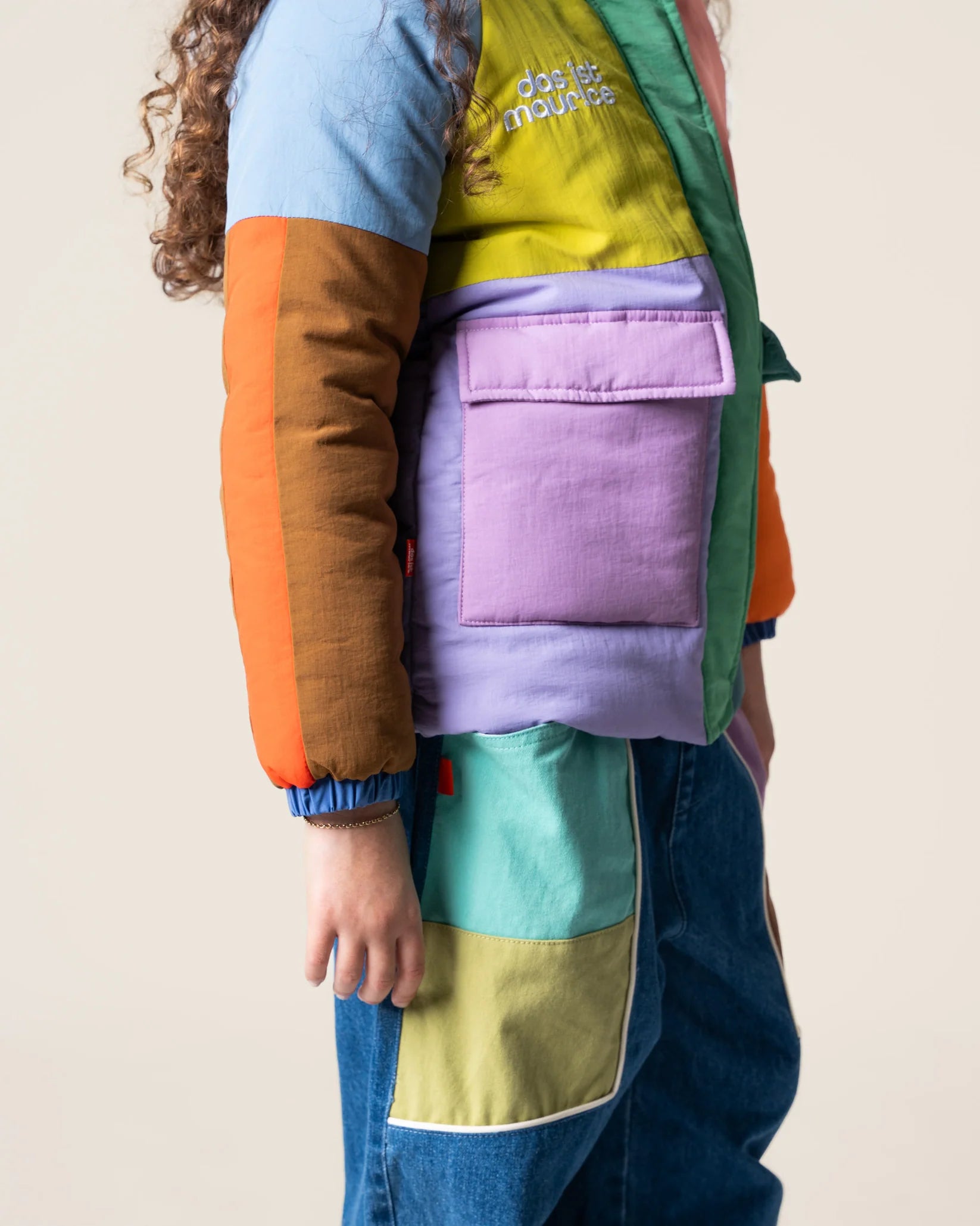 Das Ist Maurice - Denim Barrel Pants - Colour Block