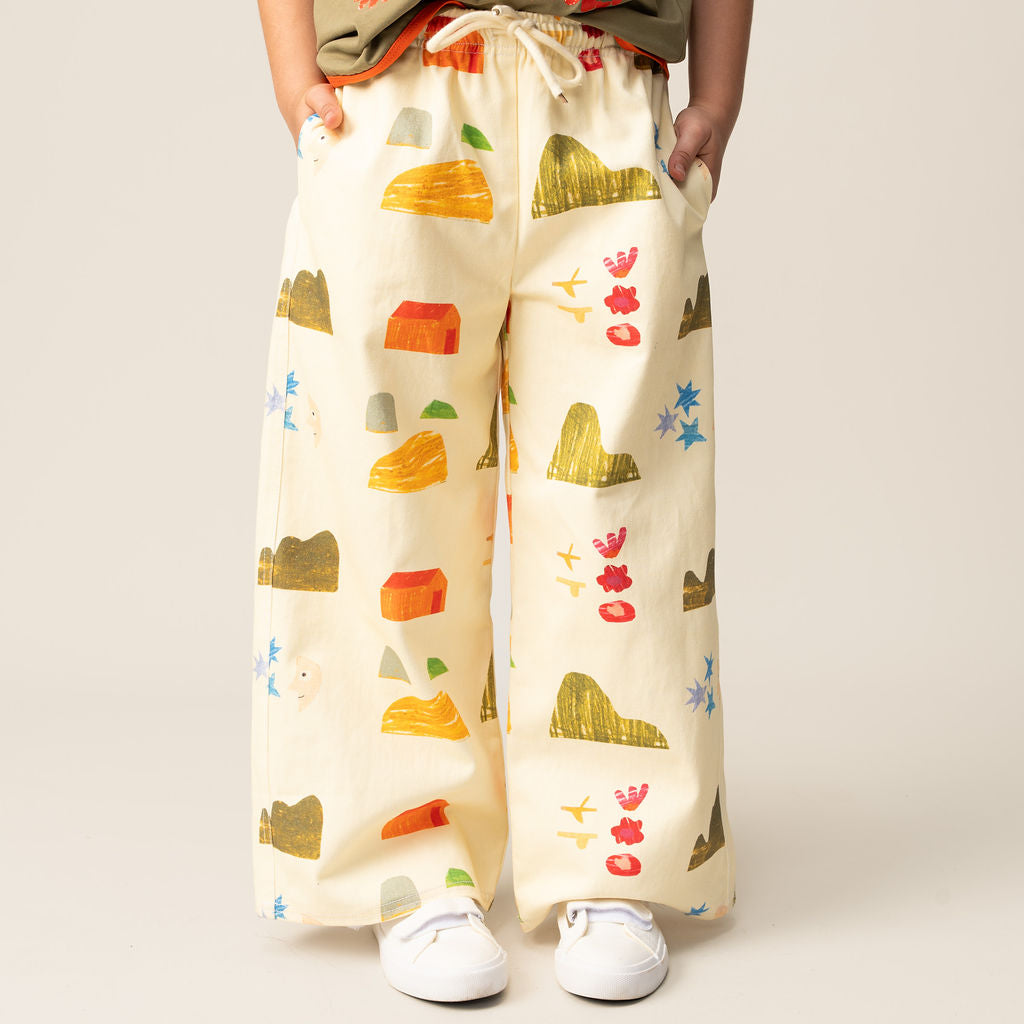 Das Ist Maurice - Wide Leg Pant - Memory Map