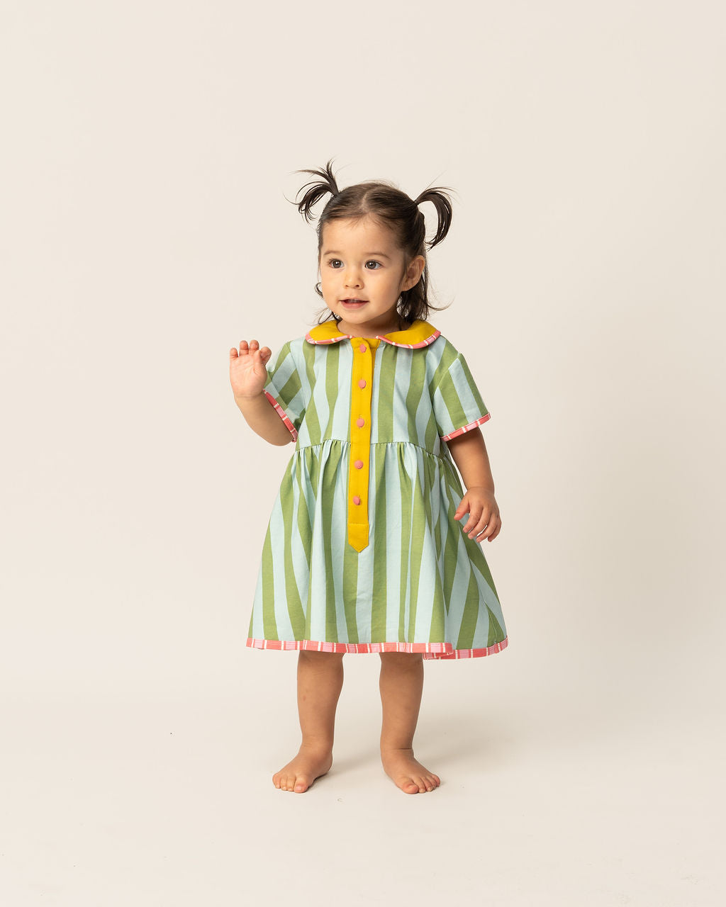 Das Ist Maurice - Button Dress - Minty