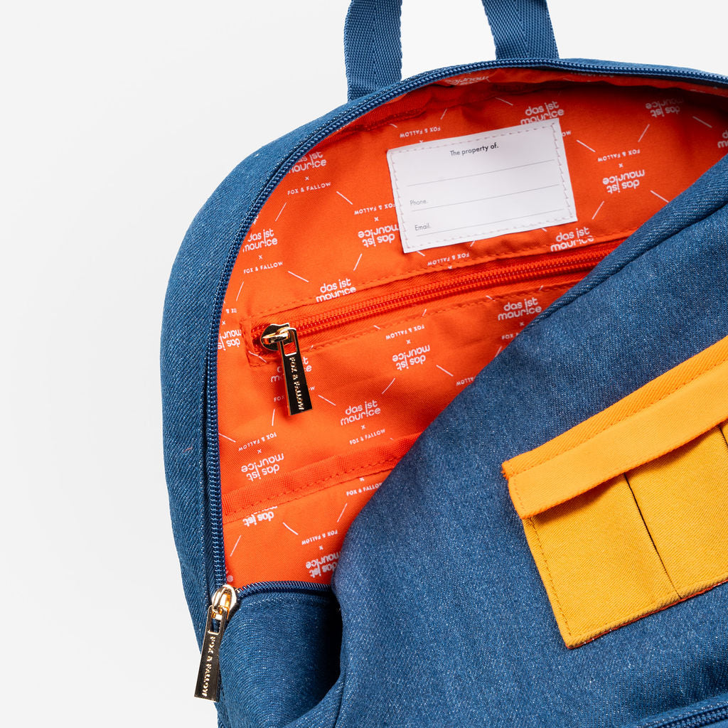 Das Ist Maurice - Denim Backpack - Pockets