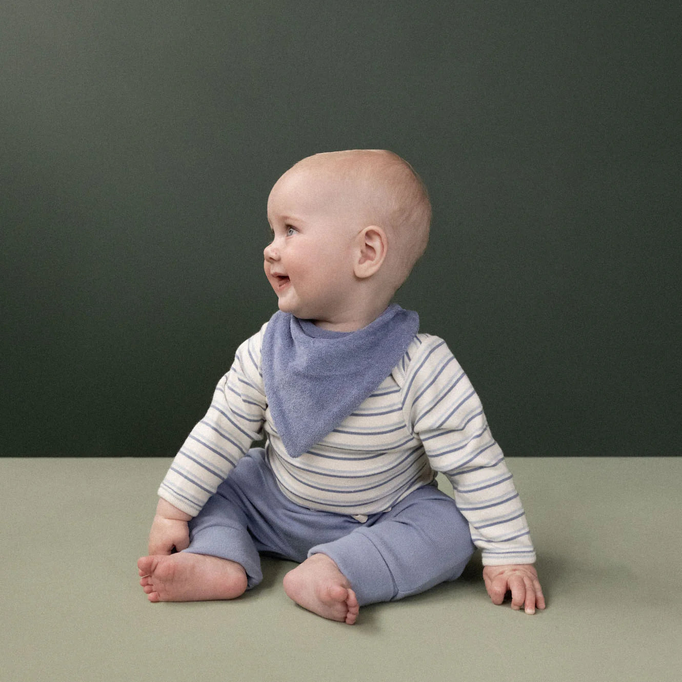 Nature Baby - Long Sleeve Bodysuit - Horizon Stripe