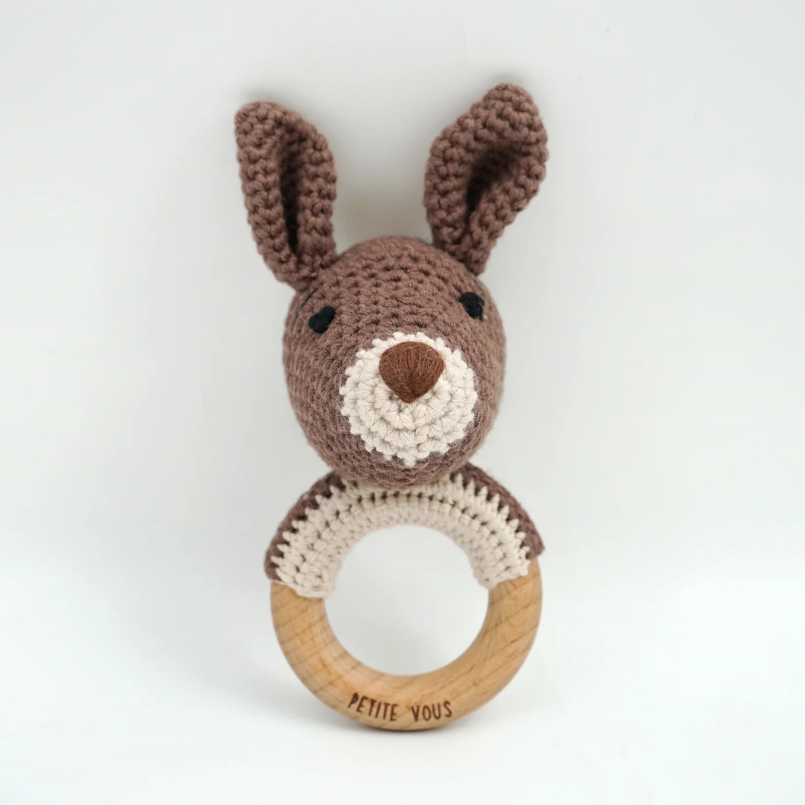 Petite Vous - Ring Rattle - Kangaroo