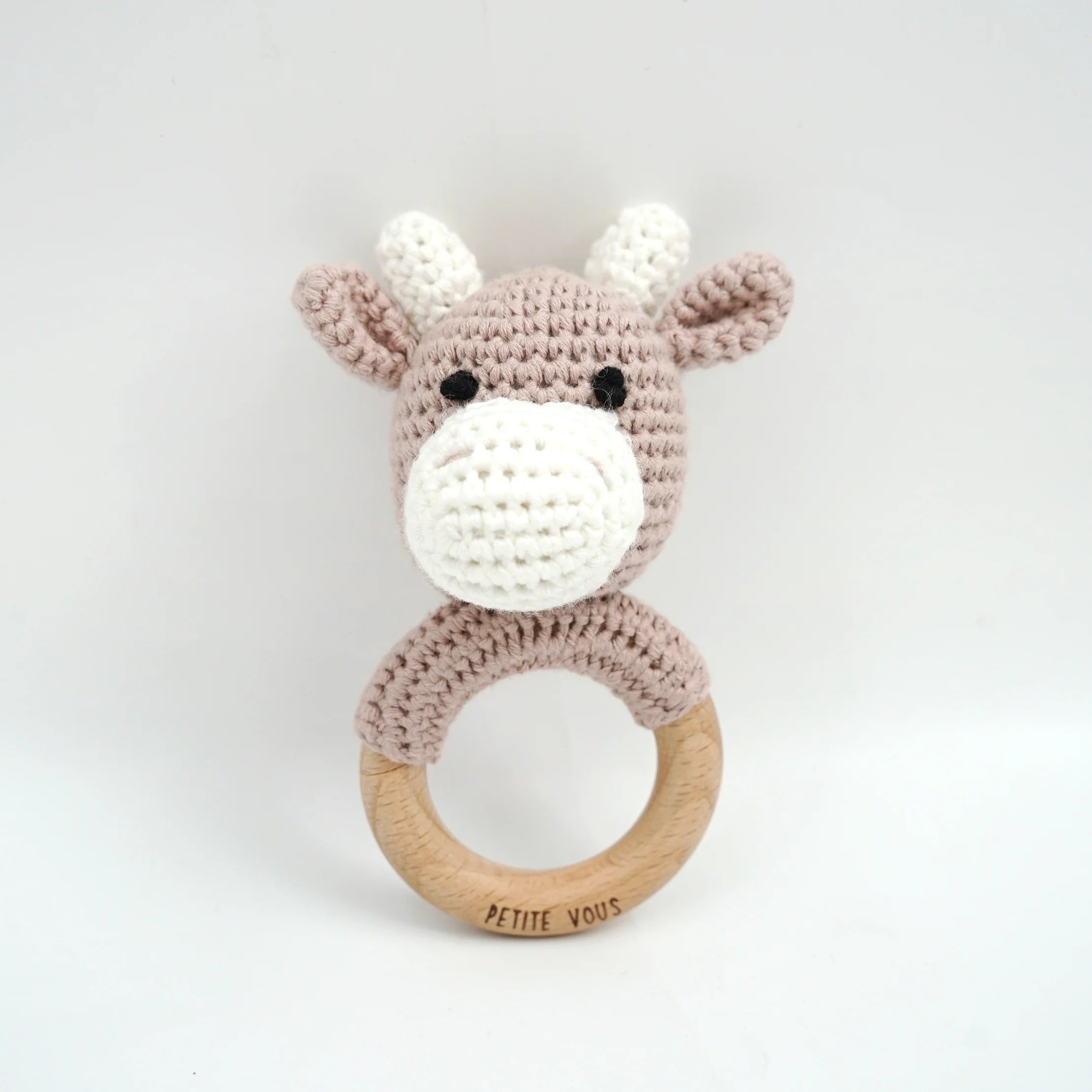 Petite Vous - Ring Rattle -  Cow