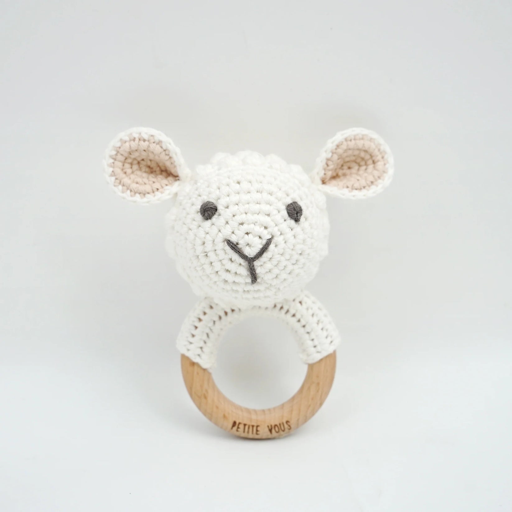 Petite Vous - Ring Rattle - Lamb Ring