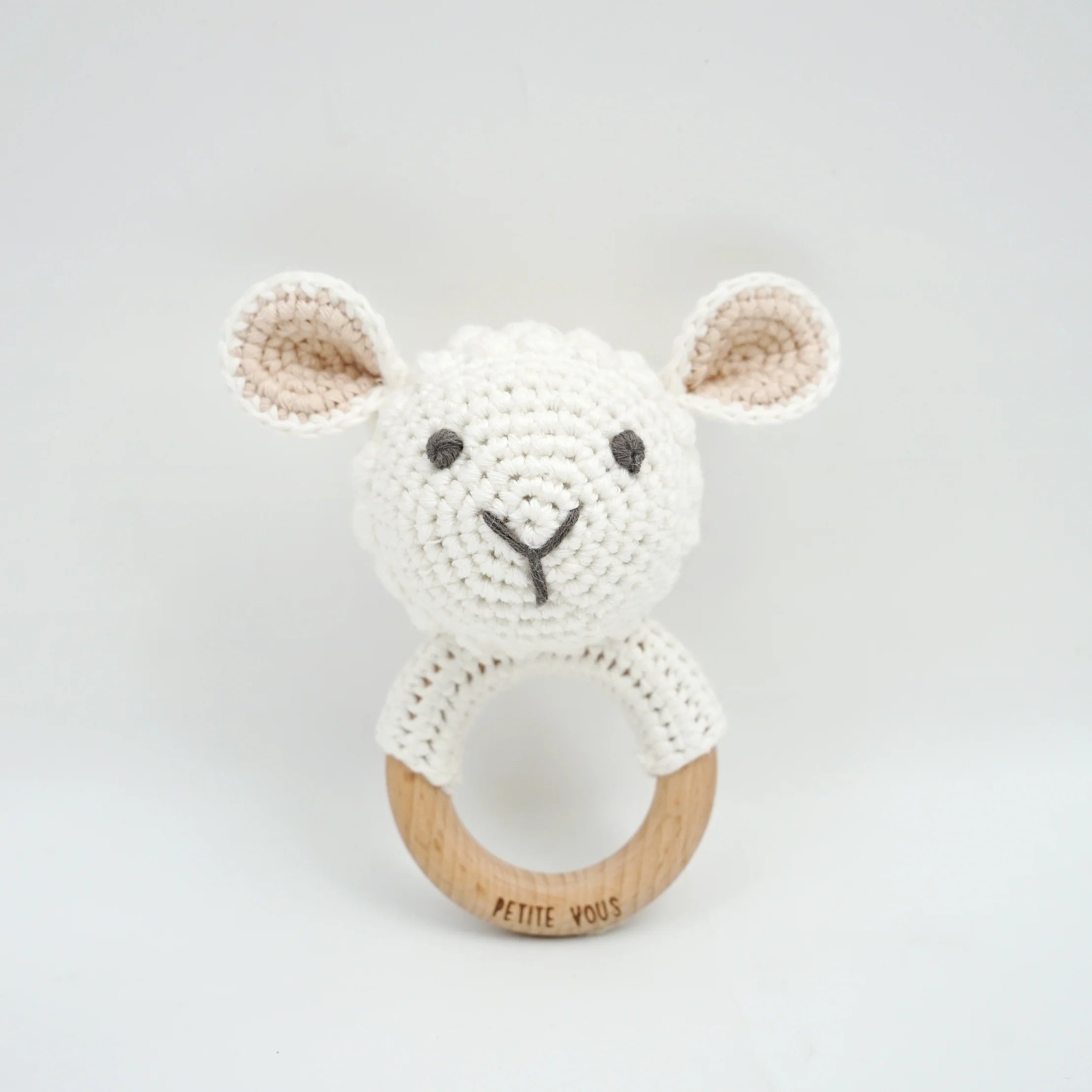 Petite Vous - Ring Rattle - Lamb Ring