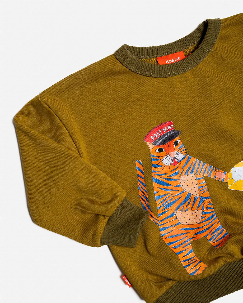 Das Ist Maurice - French Terry Pullover - Tiger the Postie