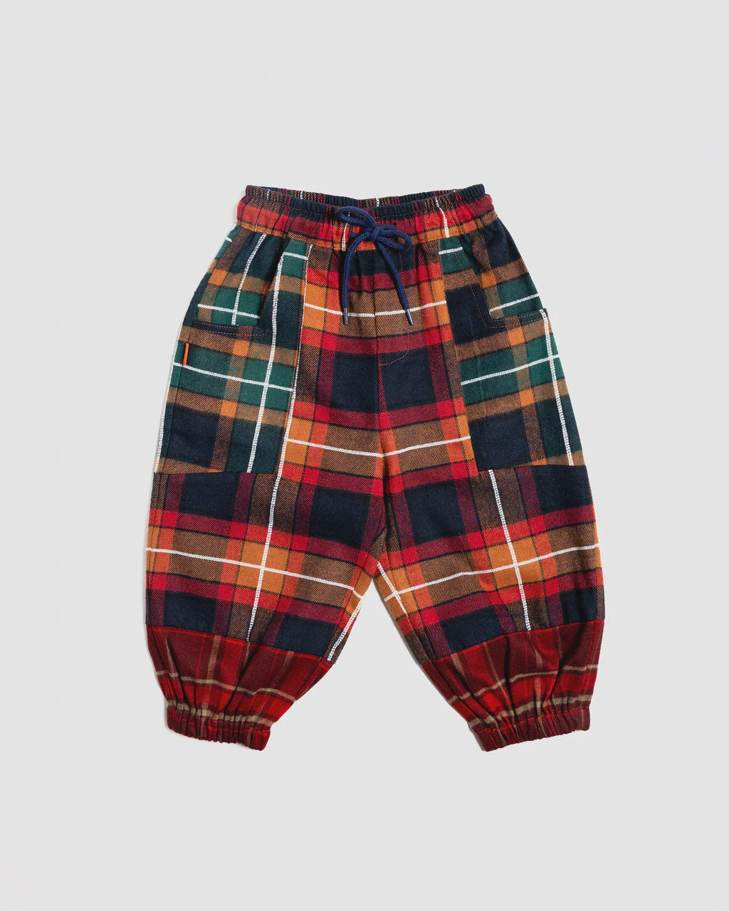 Das Ist Maurice - Patched Barrel Pants - Tartan