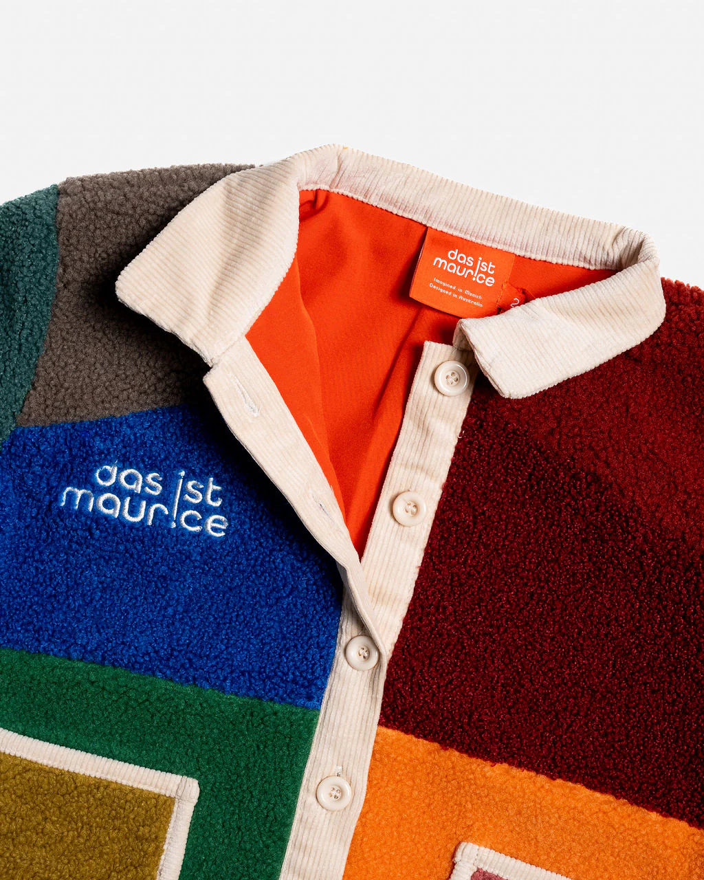 Das Ist Maurice - Boucle Coat - Colour Block