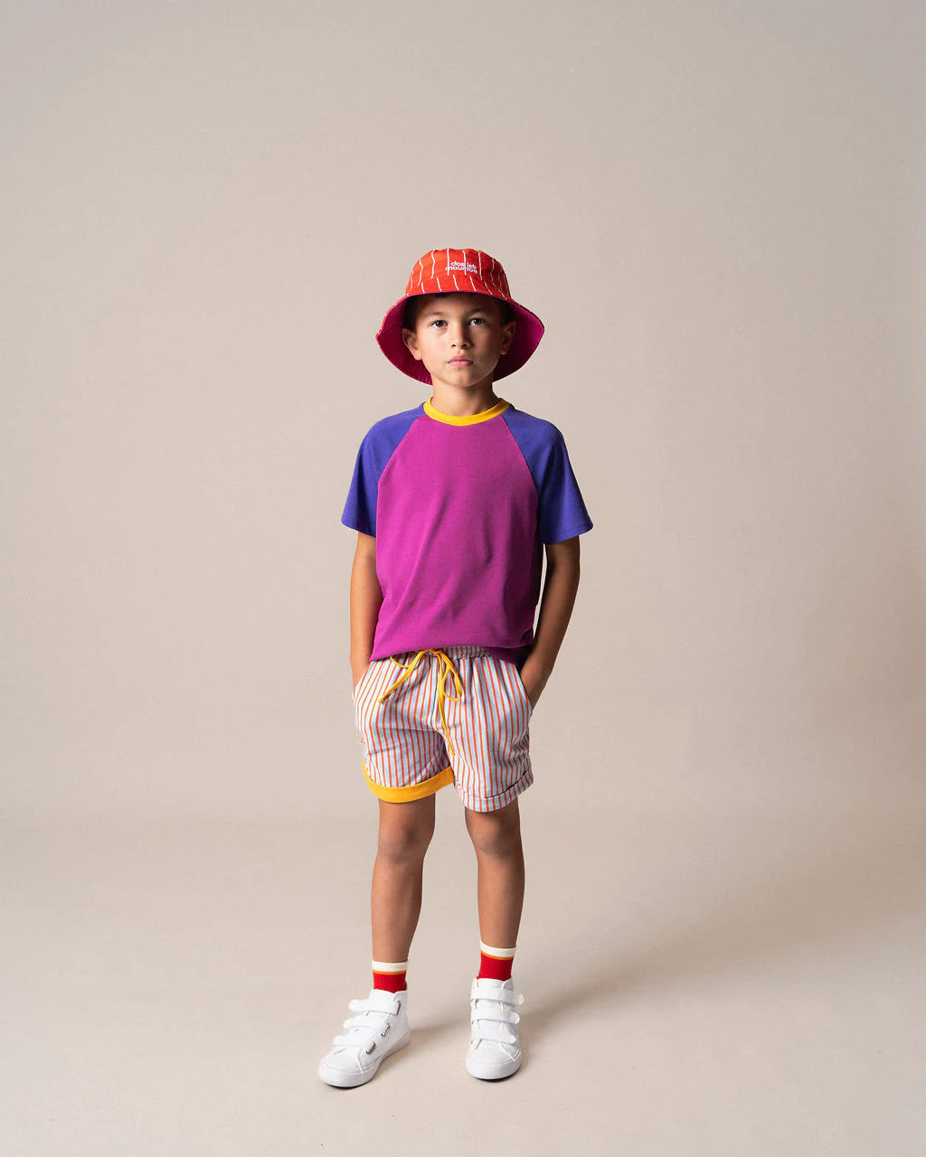 Das Ist Maurice - Shorts Blue & Orange Stripes