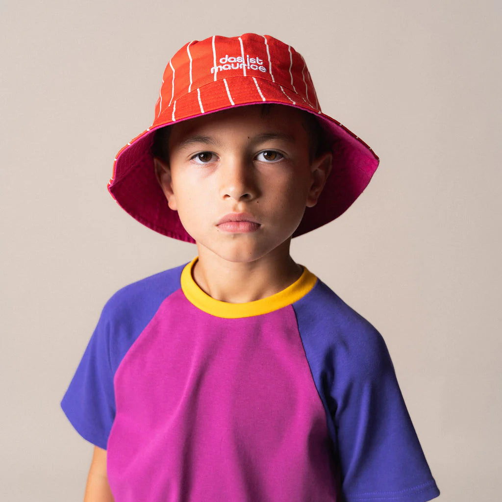 Das Ist Maurice - Reversible Bucket Hat - Pinstripe