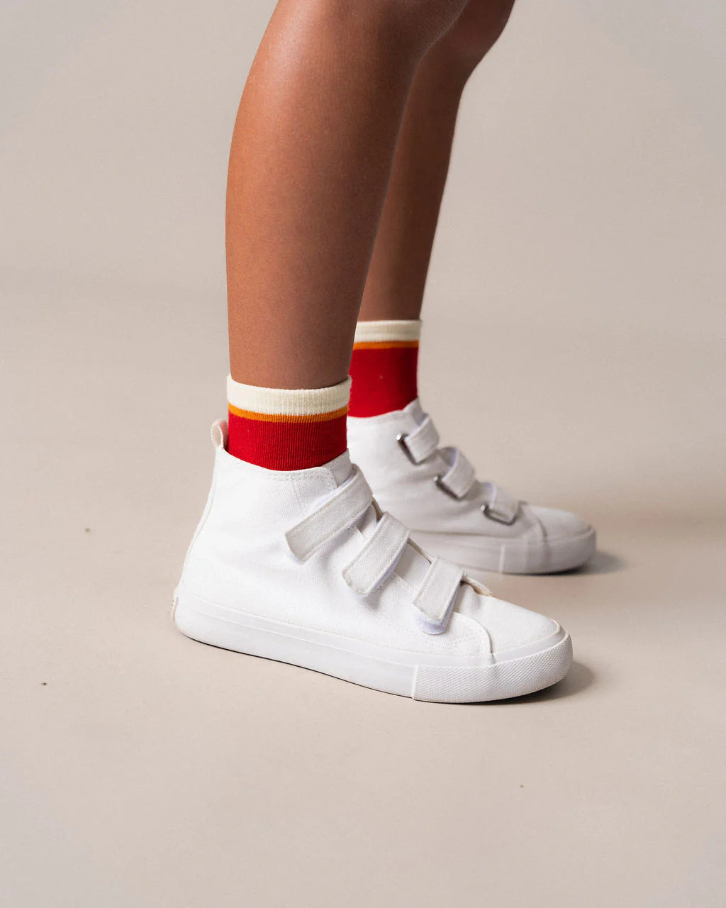 Das Ist Maurice - Socks - Red & Beige