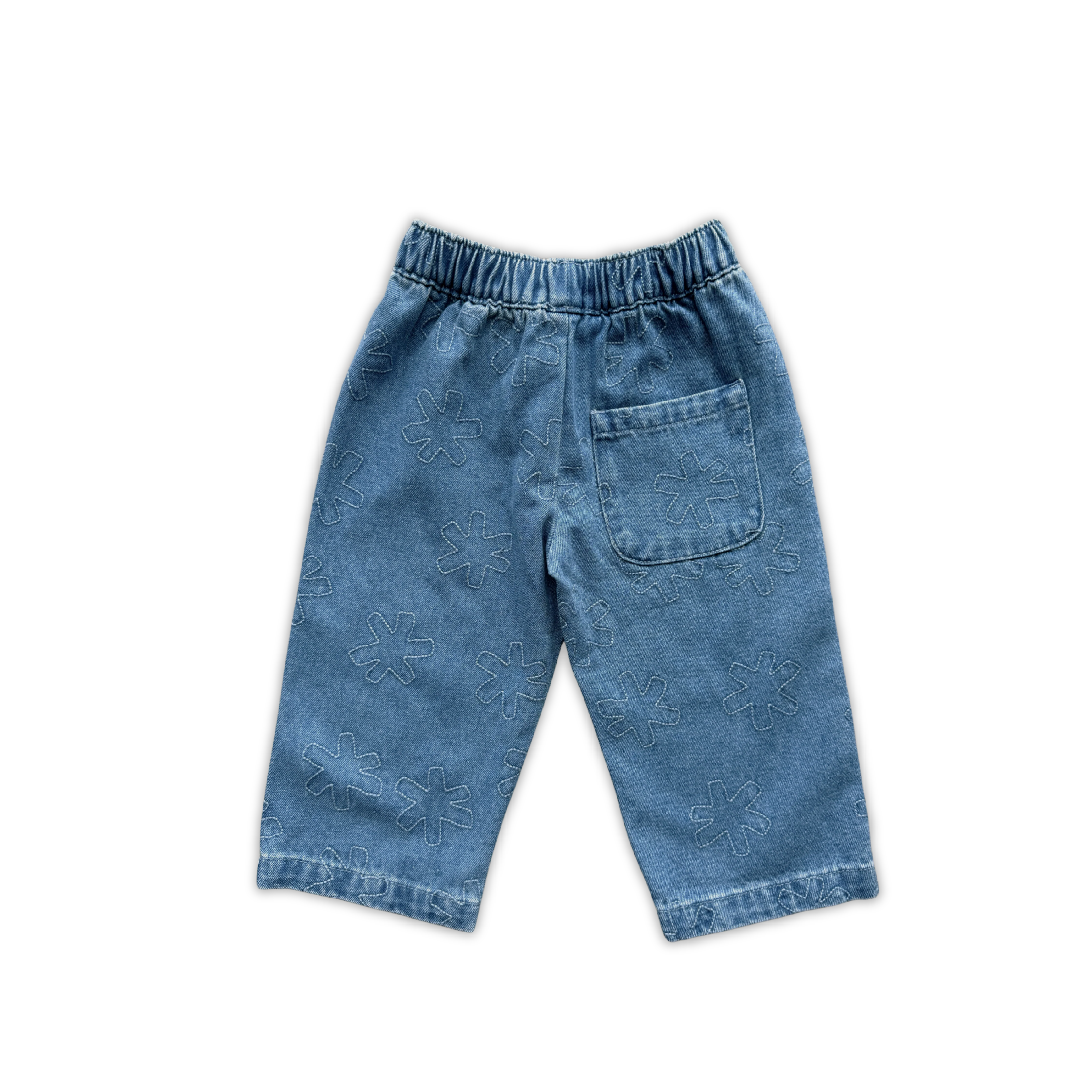 Grown - Organic Starlight Embroidery Denim Pant