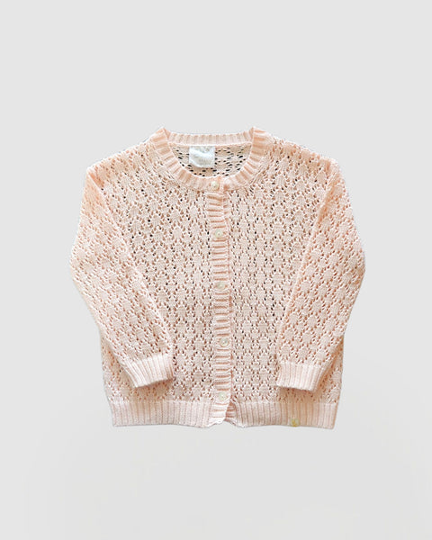 Alex & Ant - Dolce Pointelle Cardigan - Petal Pink