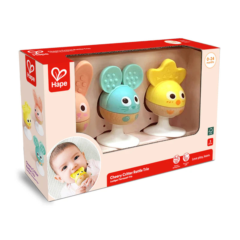 Hape - Cheery Critters Ratte Trio