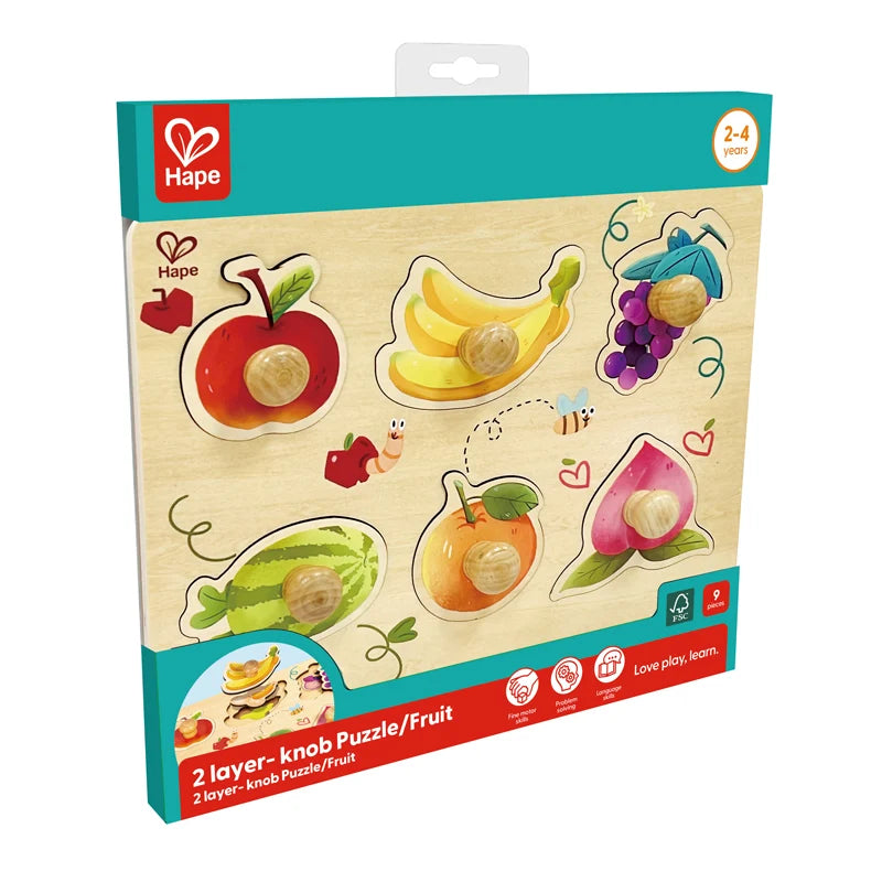 Hape - Fruity Layer Puzzle