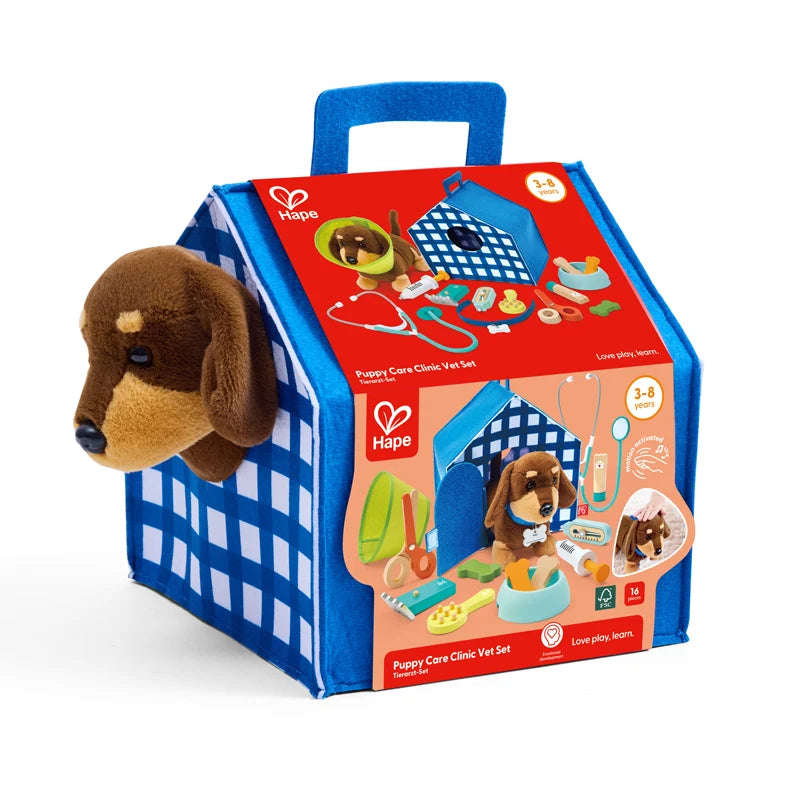 Hape - Puppy Care Clinic Vet Set
