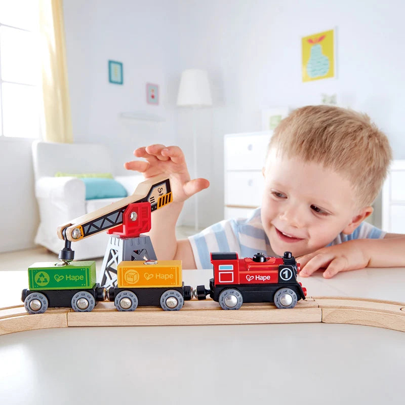 Hape - Cargo Delivery Loop Train Set