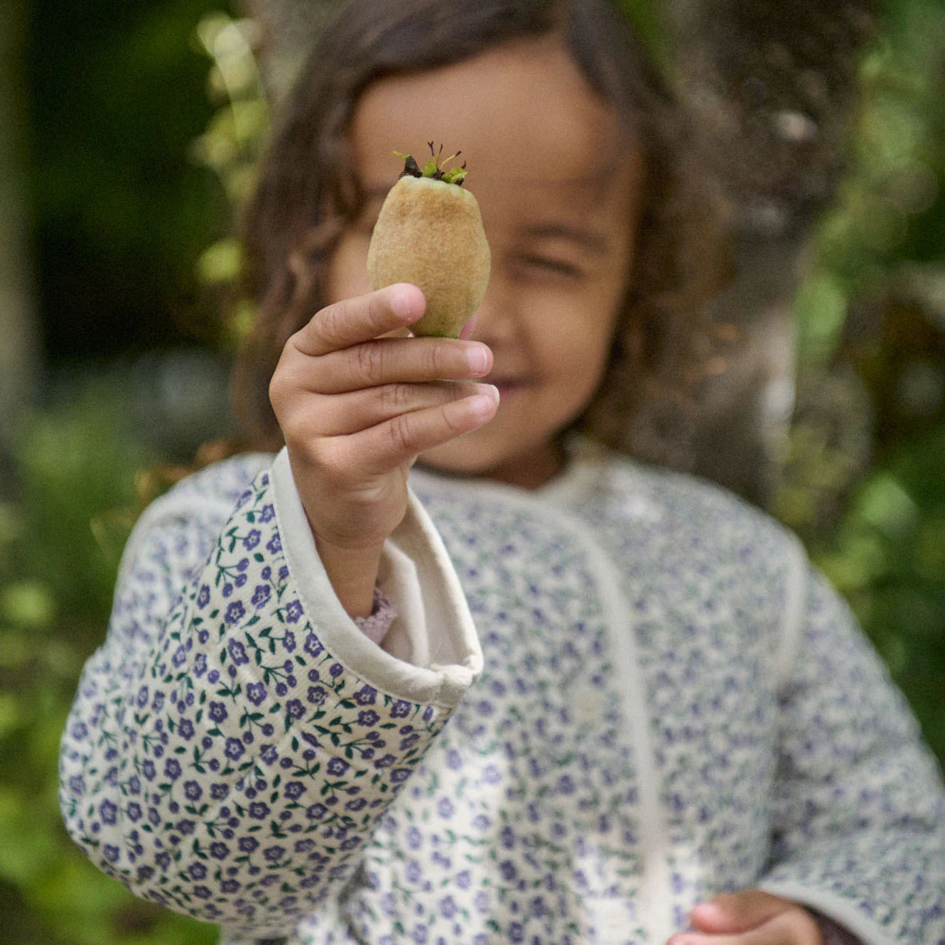 Nature Baby - Edith Quilted Jacket - Briarwood Heron Print