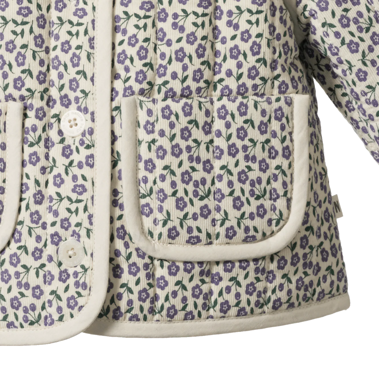 Nature Baby - Edith Quilted Jacket - Briarwood Heron Print