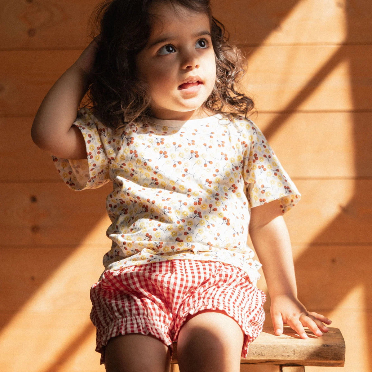 Nature Baby - Faye Tee - Kitchen Garden Print
