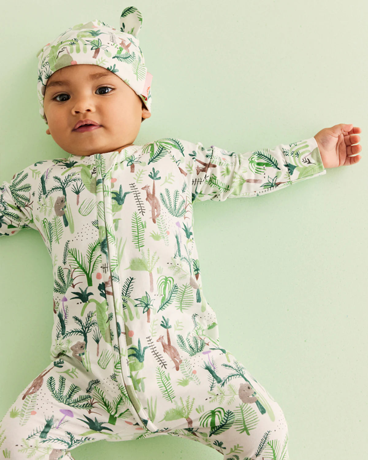 Halcyon Nights - Fern Gully Long Sleeve Zipsuit