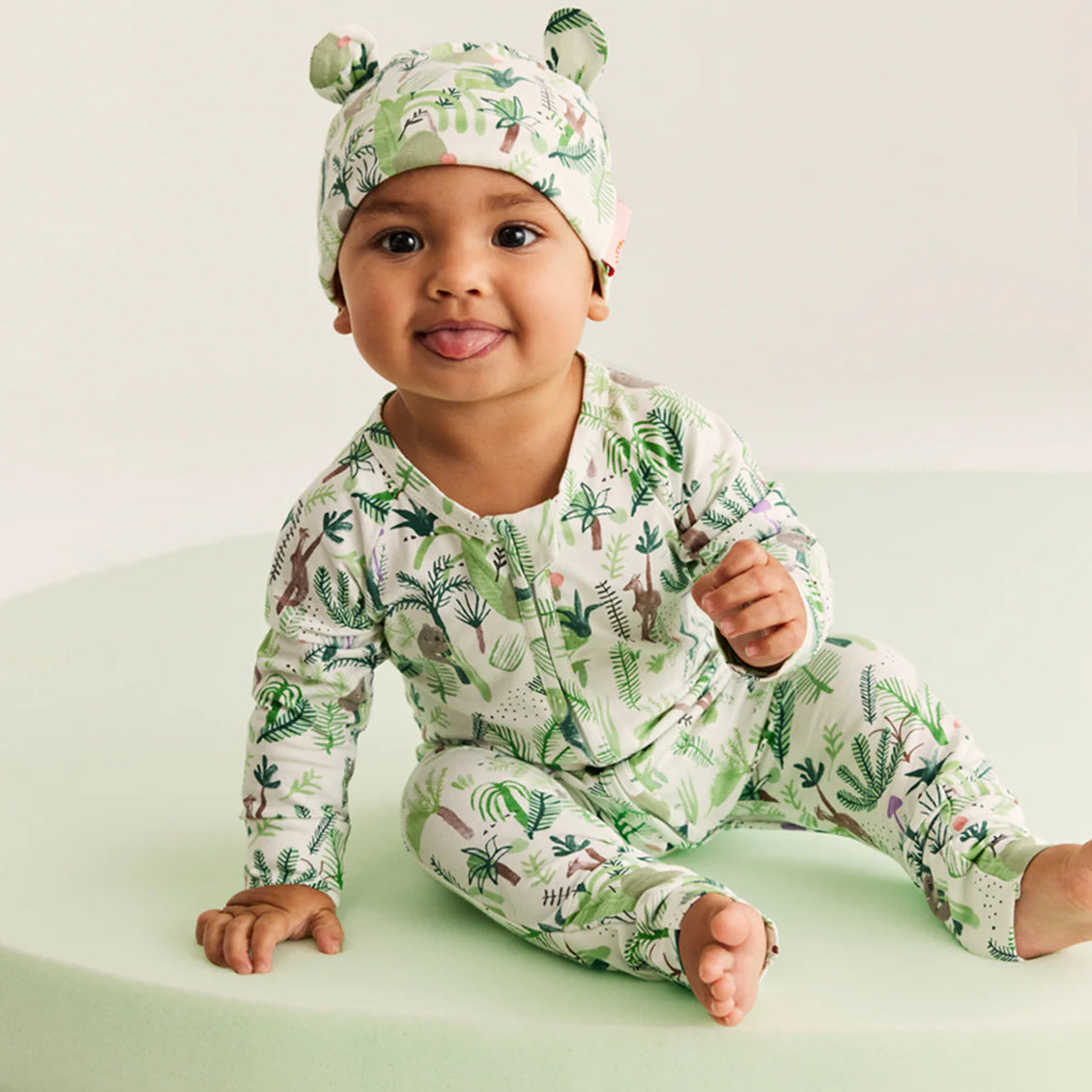 Halcyon Nights - Fern Gully Long Sleeve Zipsuit
