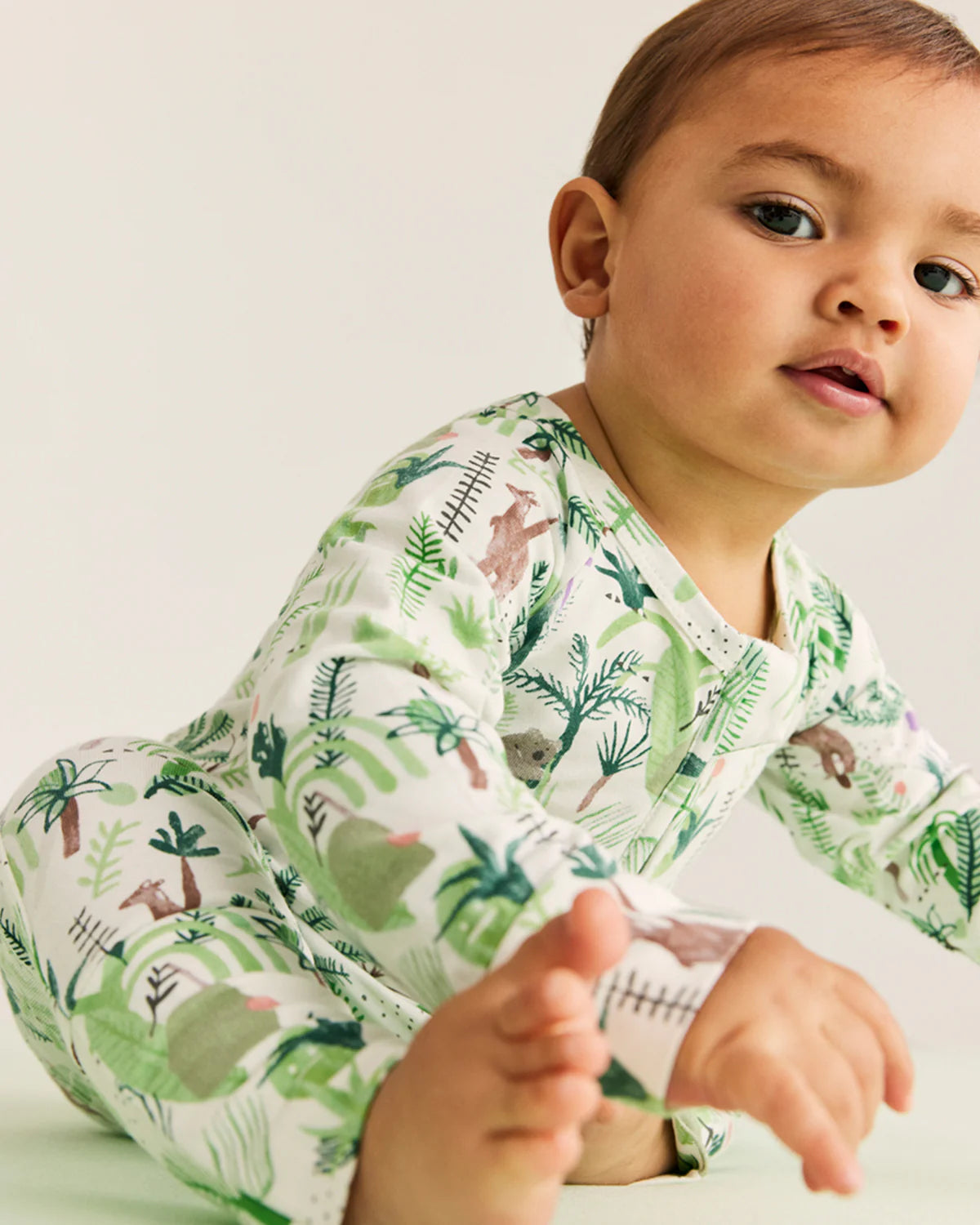 Halcyon Nights - Fern Gully Long Sleeve Zipsuit