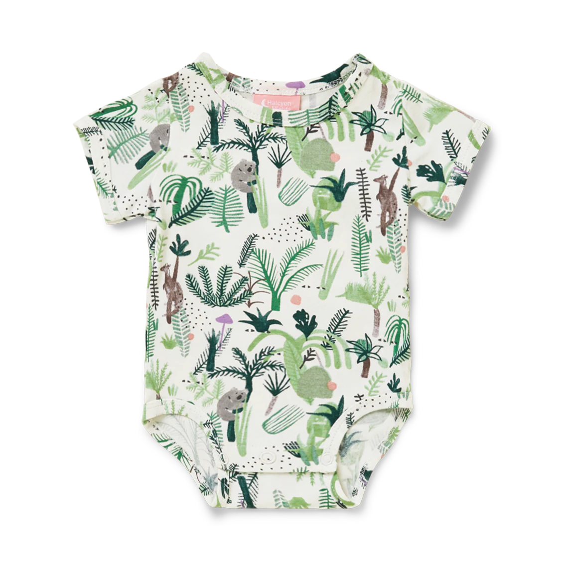 Halcyon Nights - Fern Gully Short Sleeve Bodysuit