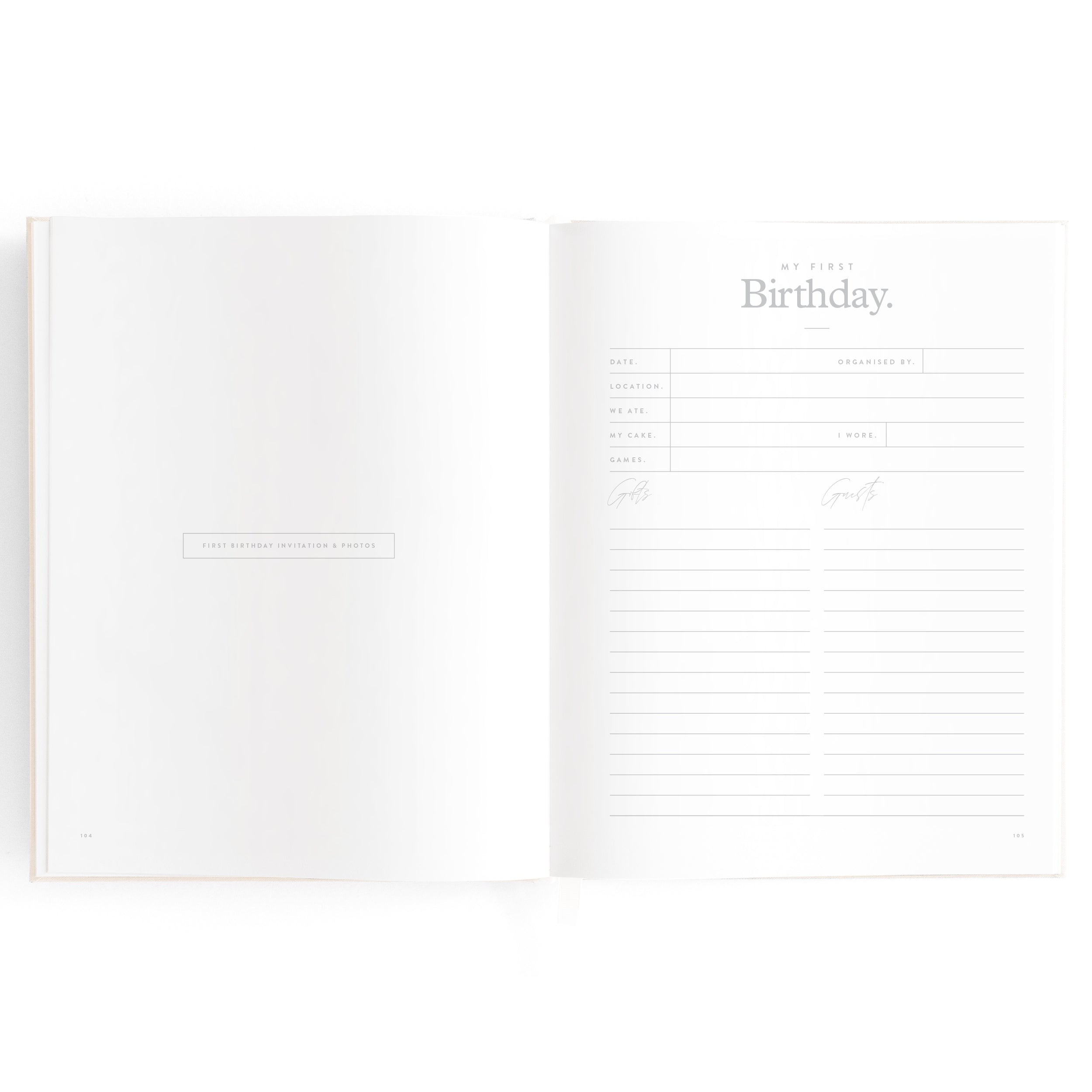 Fox & Fallow -  Baby Book - Cypress