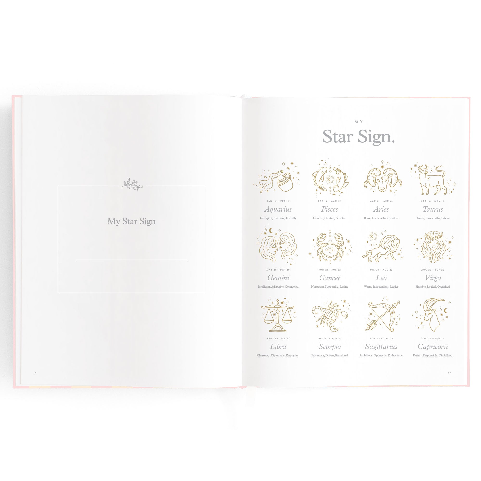 Fox & Fallow -  Baby Book - Petal Stripe