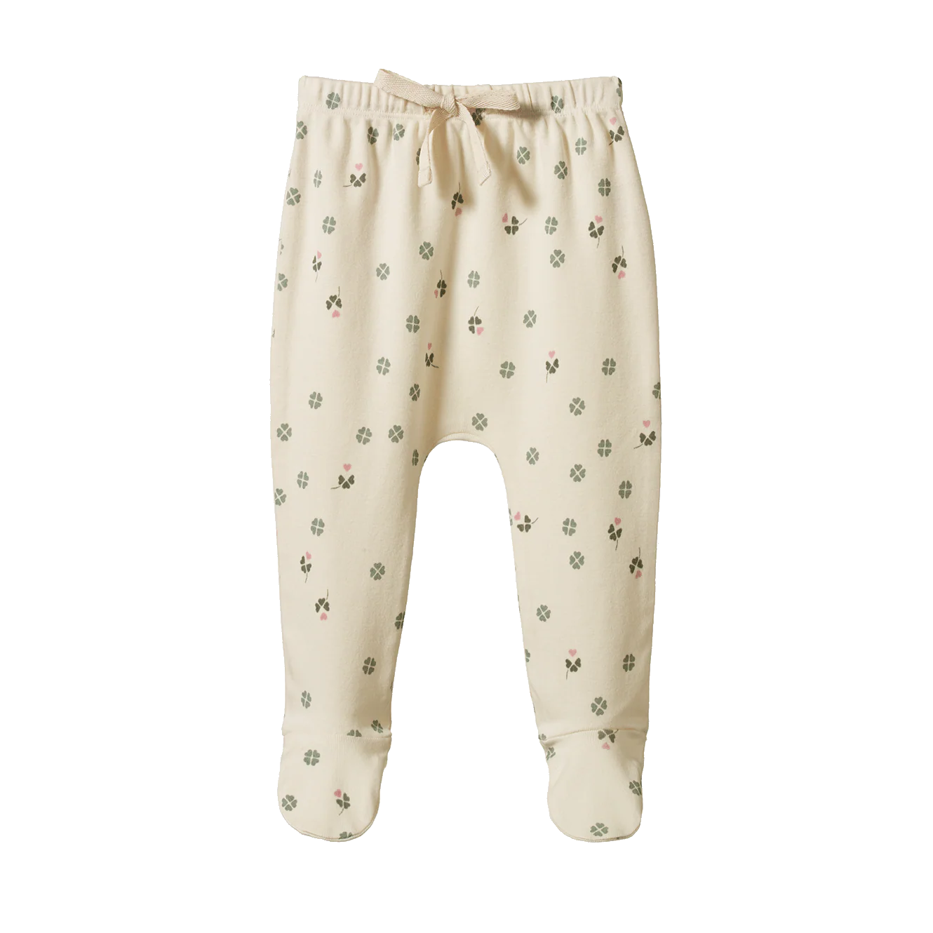 Nature Baby - Cotton Footed Rompers - Lucky Print