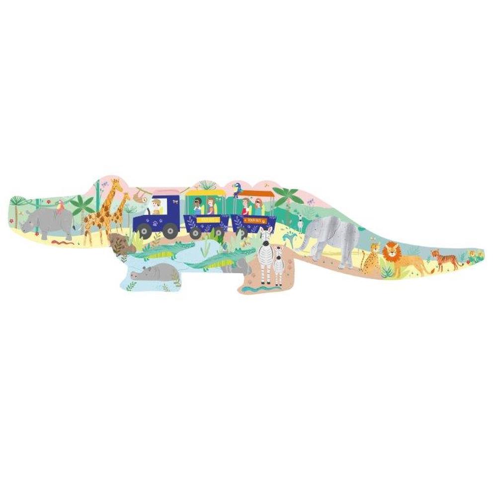 Floss & Rock 20 Pc Shaped Jigsaw Puzzle Jungle