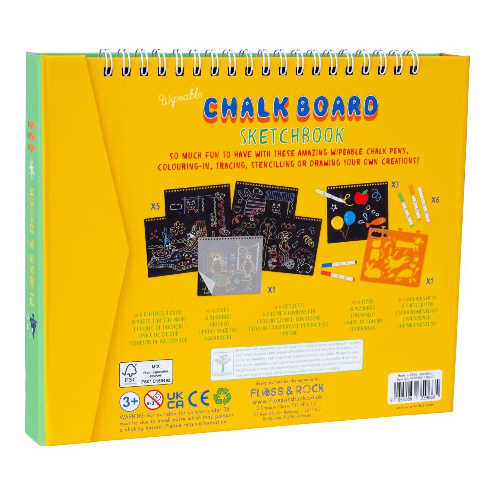 Floss & Rock Chalk Board Sketchbook – Pets