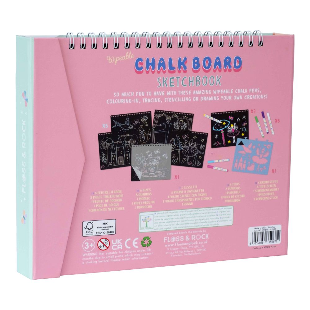 Floss & Rock Chalk Board Sketchbook – Enchanted