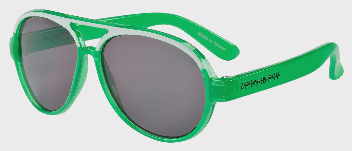 Frankie Ray Sunglasses - Pete - Jelly Green
