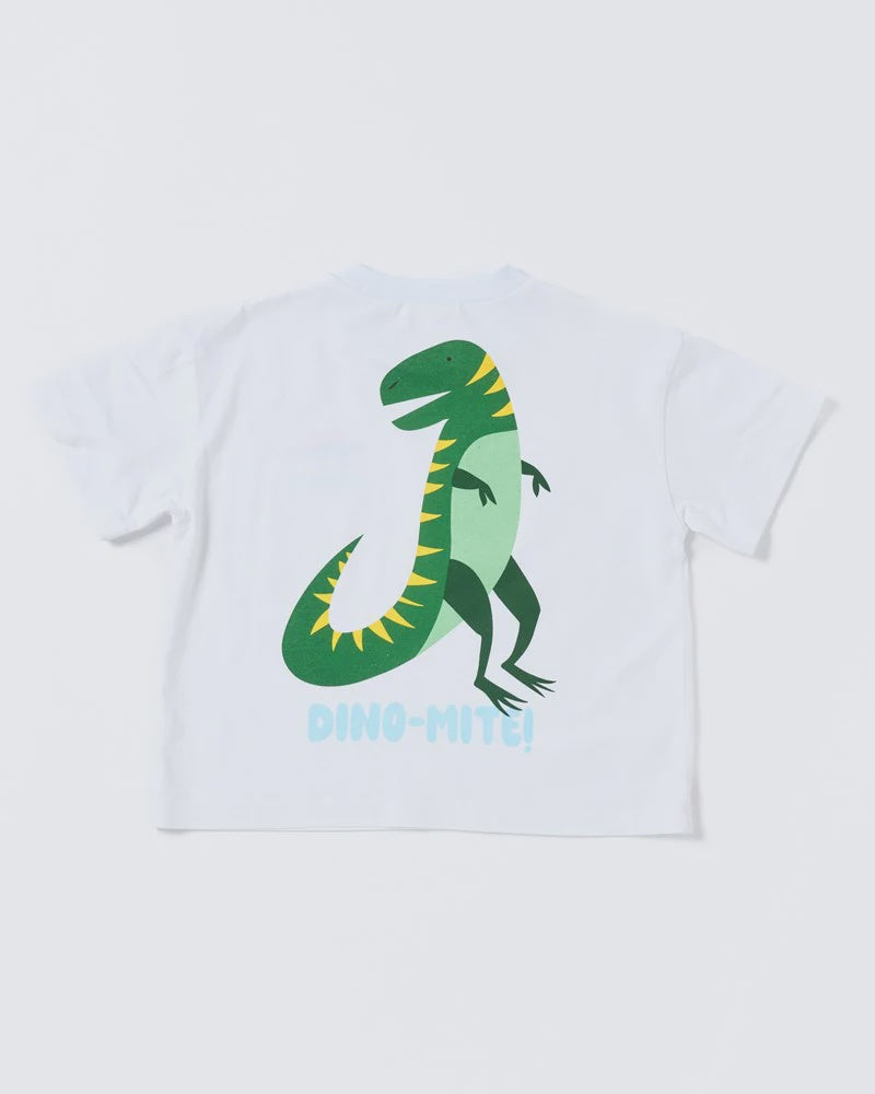 Walnut Melbnourne - Felix Tee - Rainbow Dino