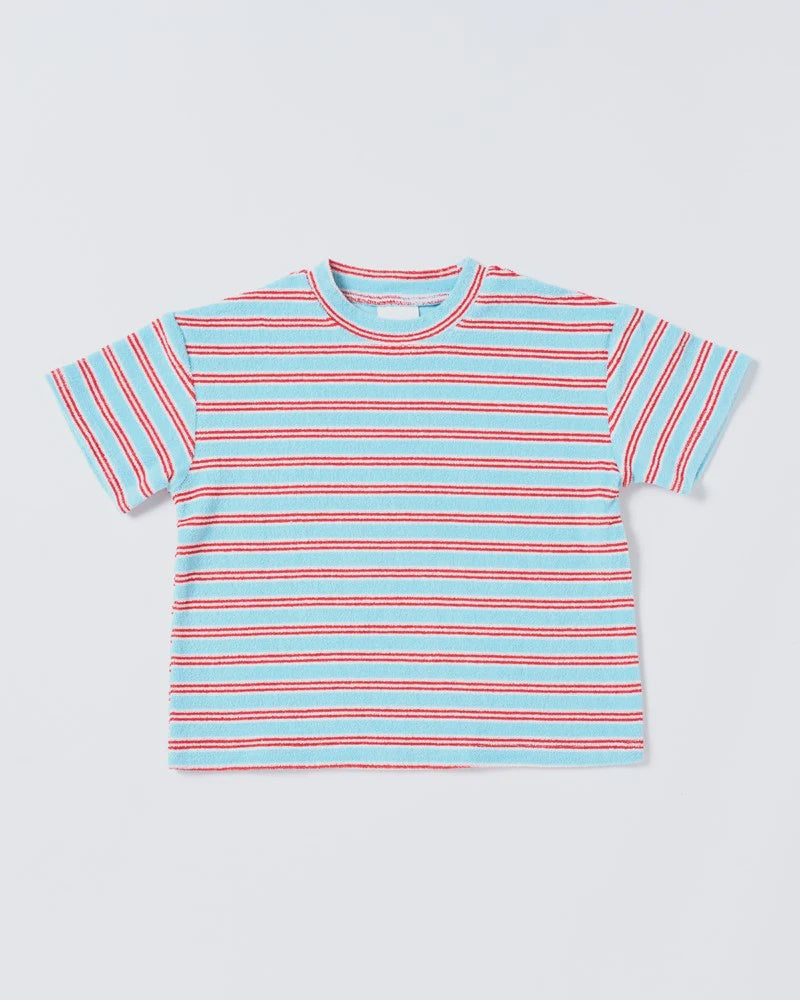Walnut Melbourne - Felix Tee - Terry Stripe Red