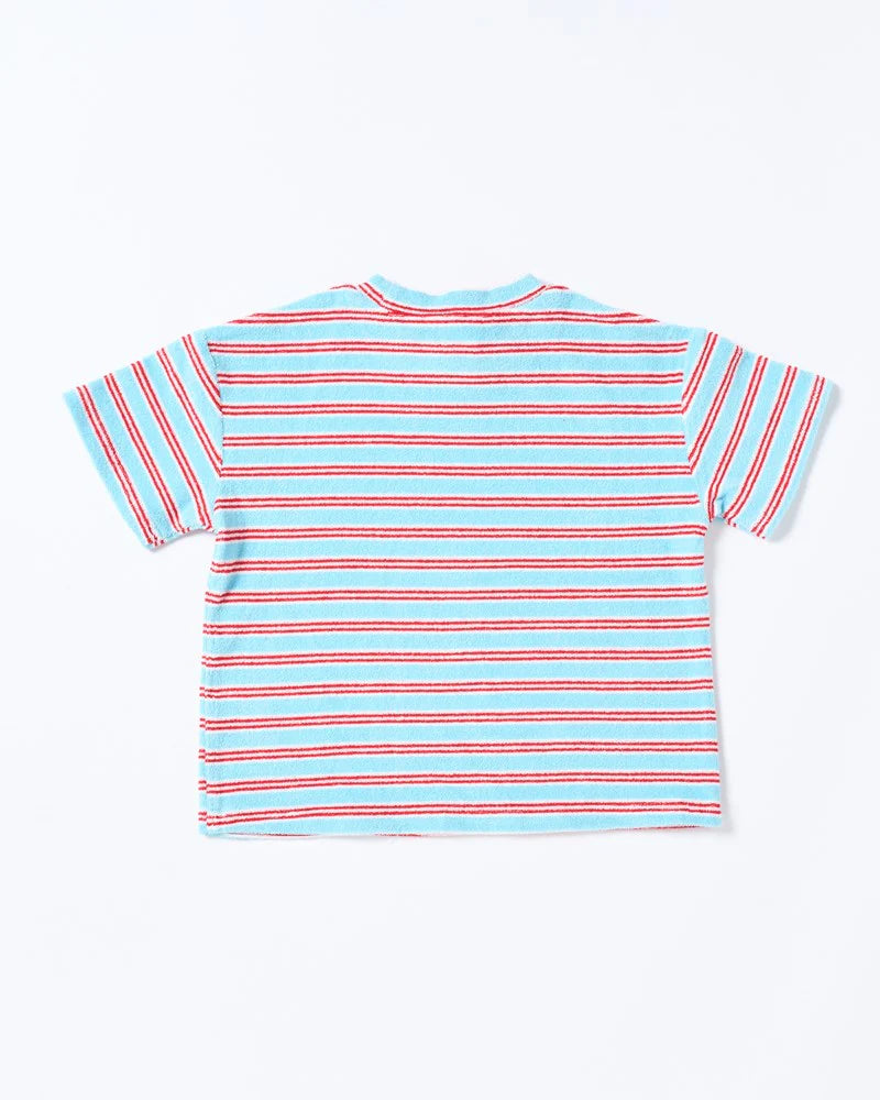 Walnut Melbourne - Felix Tee - Terry Stripe Red