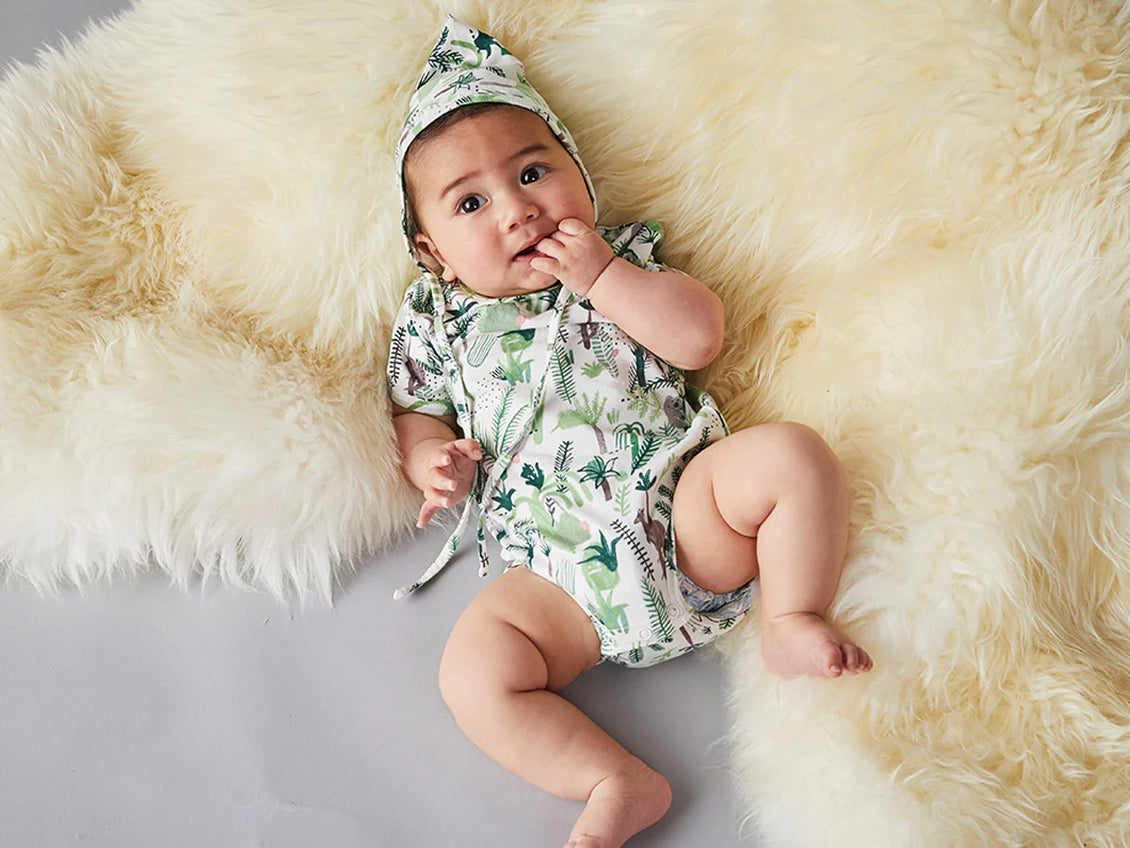 Halcyon Nights - Fern Gully Short Sleeve Bodysuit