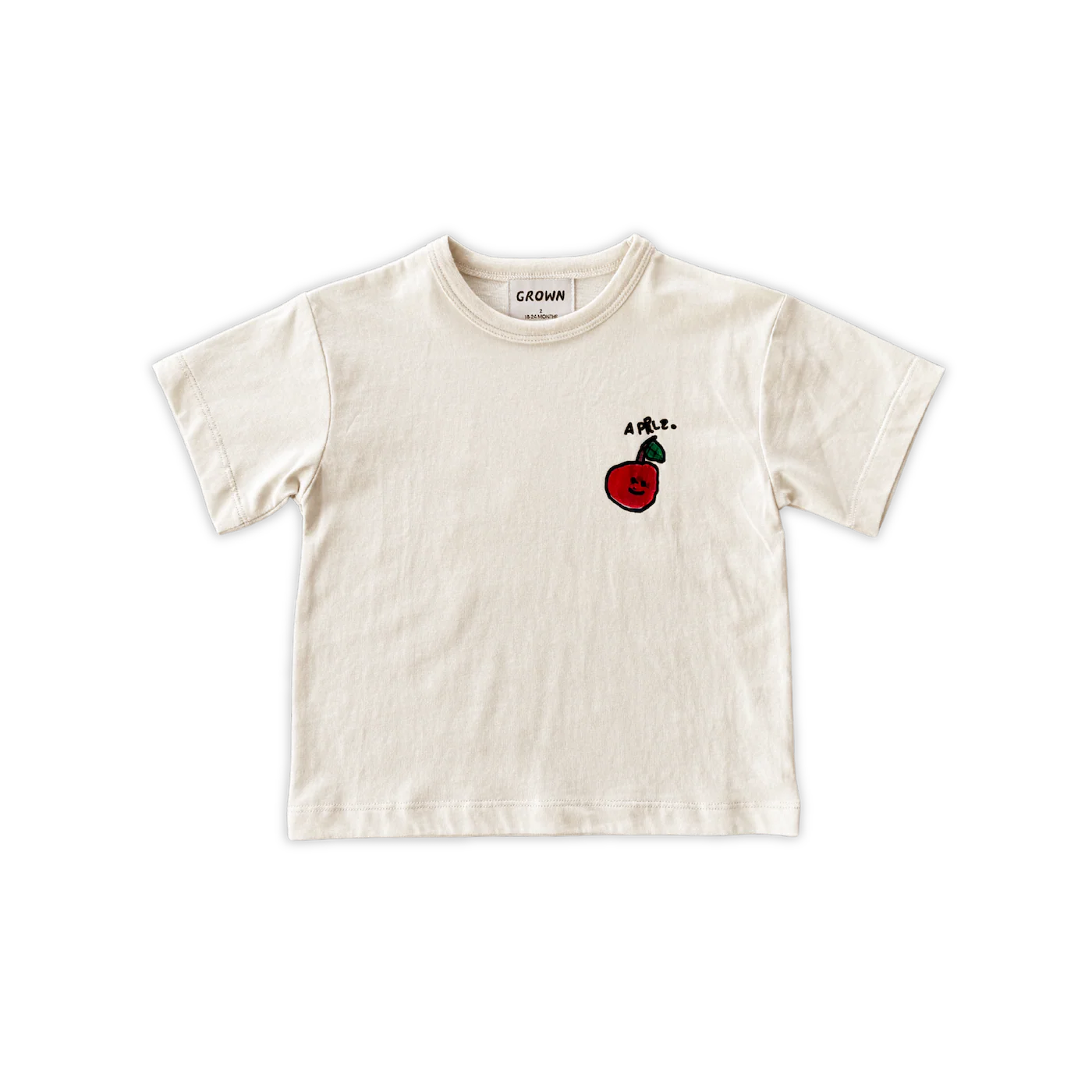 Grown - Organic Fruit Salad Tee - Milk