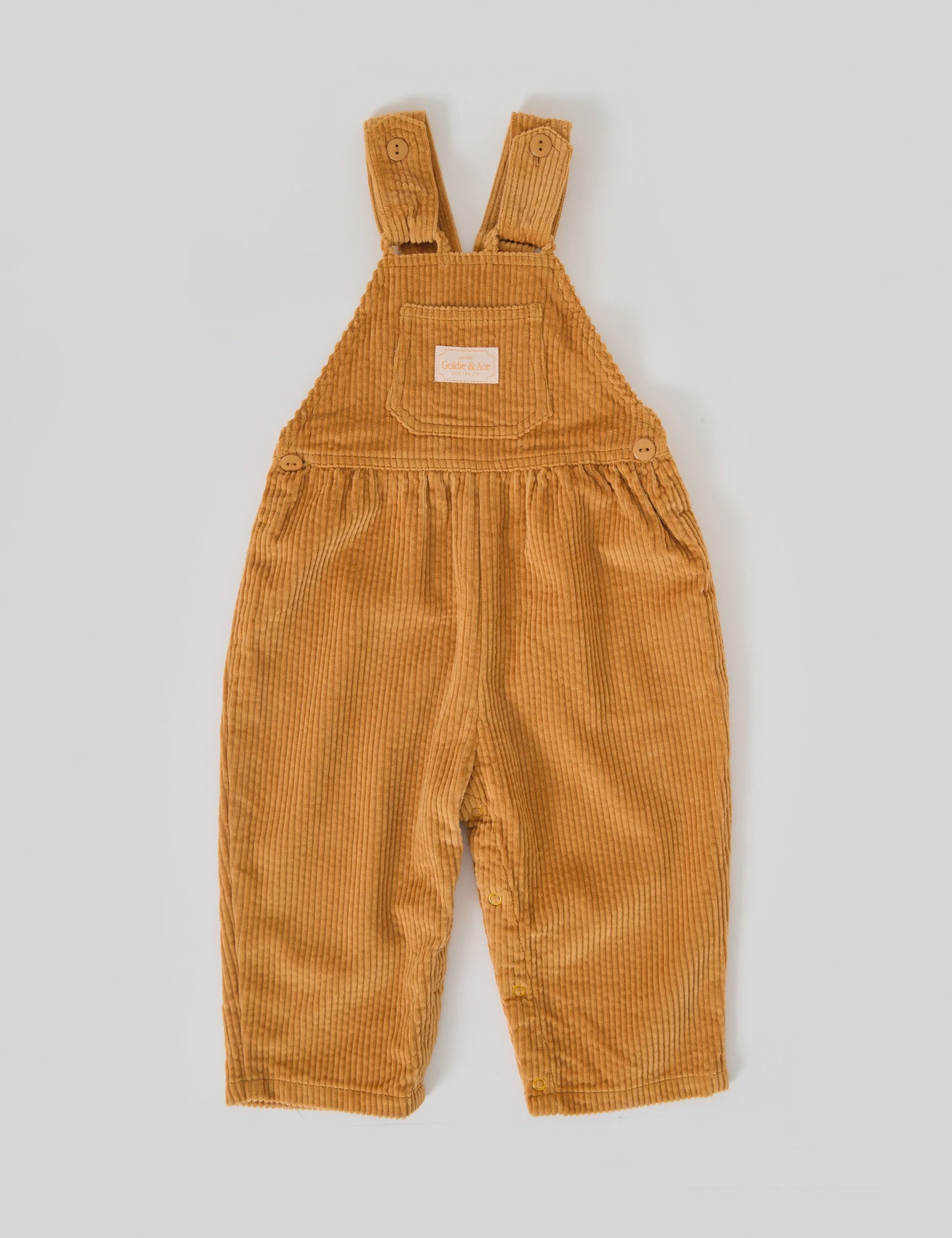 Goldie & Ace - Sammy Corduroy Overalls Golden