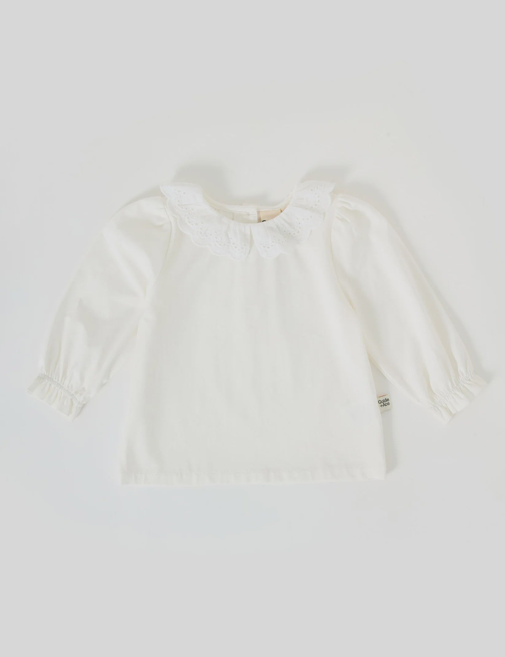 Goldie & Ace - Laura Puff Sleeve Collar Long Sleeve Top