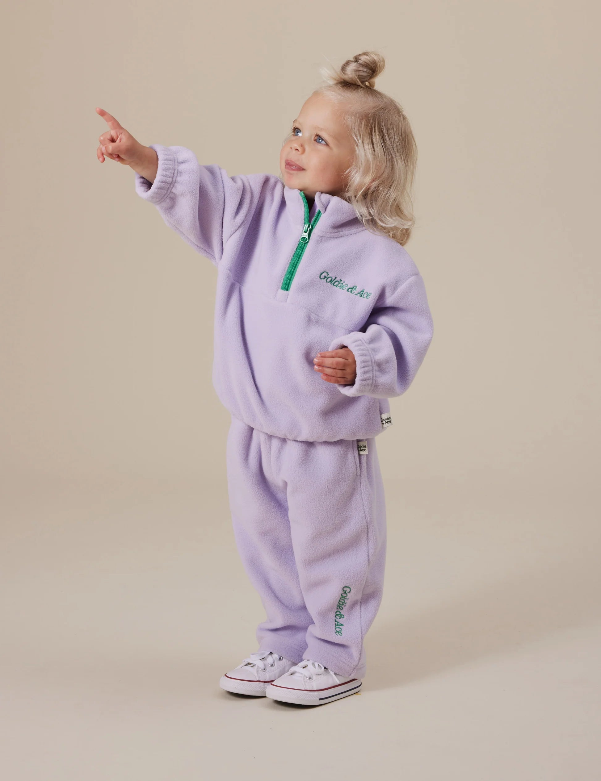 Goldie & Ace - Bobbi Polar Fleece Sweater - Lilac